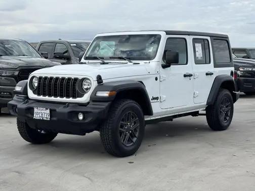 Bright White Clearcoat 2025 Jeep Wrangler Sport S
