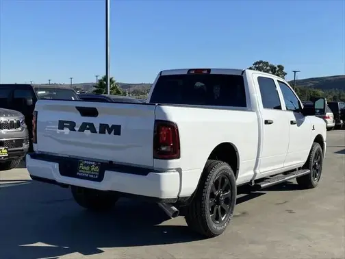 Bright White Clear-Coat Exterior Paint 2026 RAM 2500 Black Express