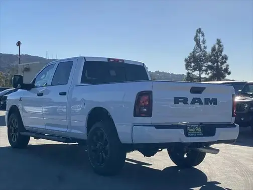 Bright White Clear-Coat Exterior Paint 2026 RAM 2500 Black Express