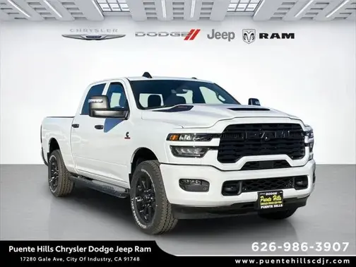 Bright White Clear-Coat Exterior Paint 2026 RAM 2500 Black Express
