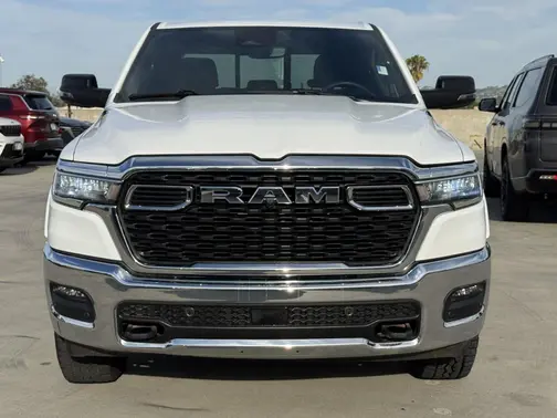 Bright White Clearcoat 2025 RAM 1500 Big Horn