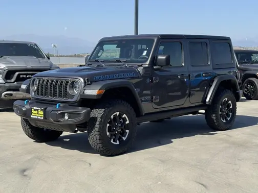 Granite Crystal Metallic Clearcoat 2025 Jeep Wrangler 4xe Rubicon