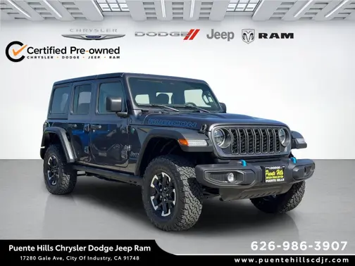 Granite Crystal Metallic Clearcoat 2025 Jeep Wrangler 4xe Rubicon