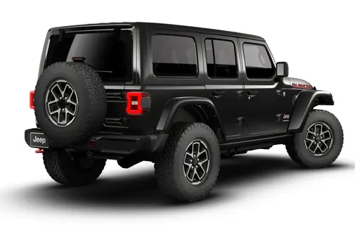 Black Clear-Coat Exterior Paint 2026 Jeep Wrangler Rubicon