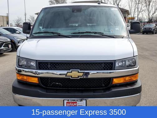 Summit White 2024 Chevrolet Express 3500 RWD 3500 Extended Wheelbase LT