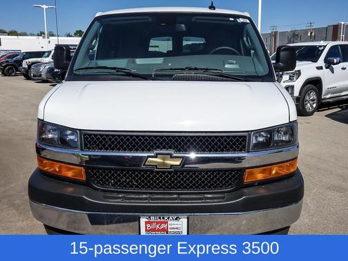 Summit White 2024 Chevrolet Express 3500 RWD 3500 Extended Wheelbase LT