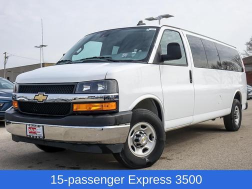 Summit White 2024 Chevrolet Express 3500 RWD 3500 Extended Wheelbase LT
