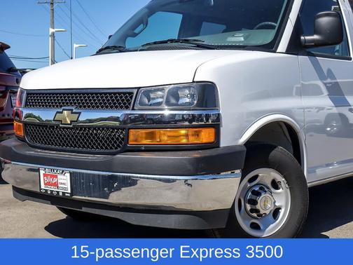 Summit White 2024 Chevrolet Express 3500 RWD 3500 Extended Wheelbase LT