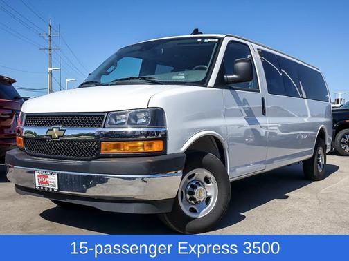 Summit White 2024 Chevrolet Express 3500 RWD 3500 Extended Wheelbase LT
