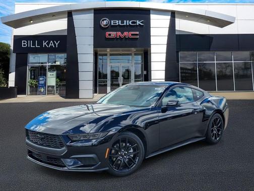 Shadow Black 2025 Ford Mustang EcoBoost Premium