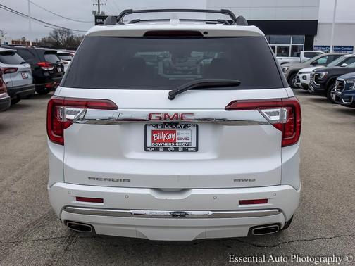 White Frost Tricoat 2023 GMC Acadia Denali