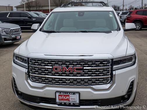 White Frost Tricoat 2023 GMC Acadia Denali