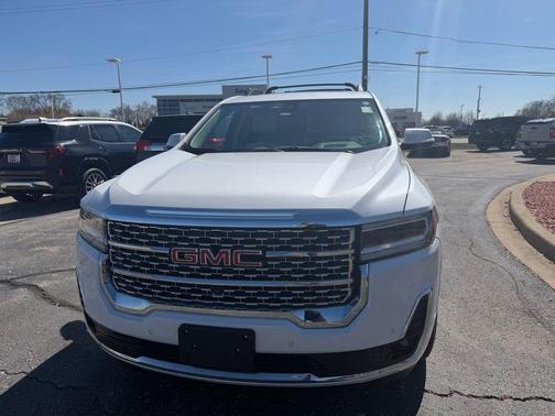 White Frost Tricoat 2023 GMC Acadia Denali