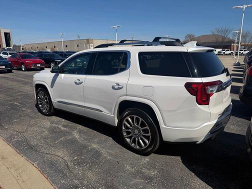 White Frost Tricoat 2023 GMC Acadia Denali