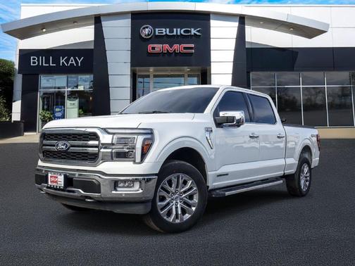 Star White Metallic Tri-Coat 2024 Ford F-150 Lariat