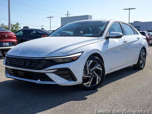 Serenity White 2025 Hyundai ELANTRA Limited