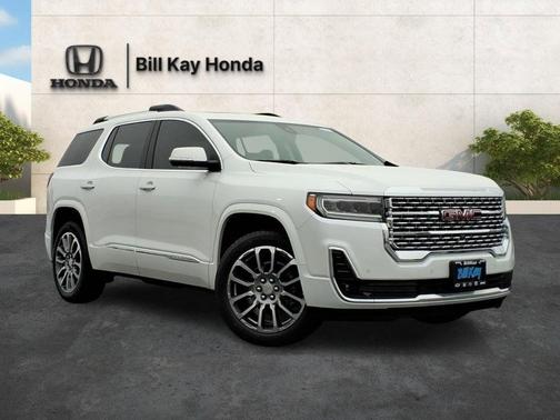 White Frost Tricoat 2023 GMC Acadia Denali