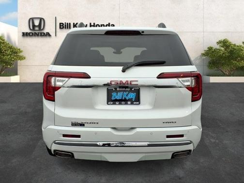 White Frost Tricoat 2023 GMC Acadia Denali