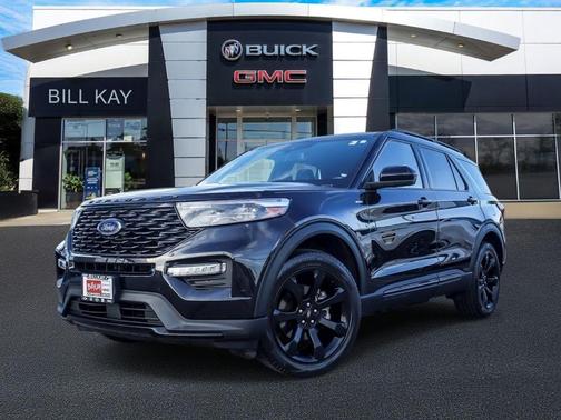 Agate Black Metallic 2022 Ford Explorer ST-Line