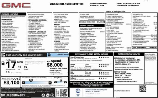 2025 GMC Sierra 1500 Elevation