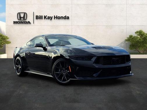 Shadow Black 2025 Ford Mustang Dark Horse Fastback
