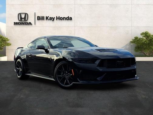 Shadow Black 2025 Ford Mustang Dark Horse Fastback