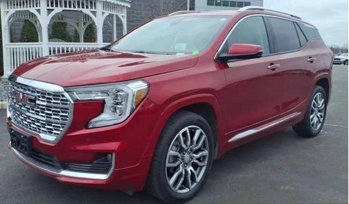 Volcanic Red Tintcoat 2024 GMC Terrain Denali