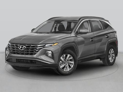 White Pearl 2024 Hyundai TUCSON Hybrid Blue