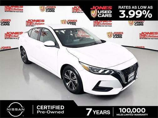 Cloud White 2023 Nissan Sentra SV