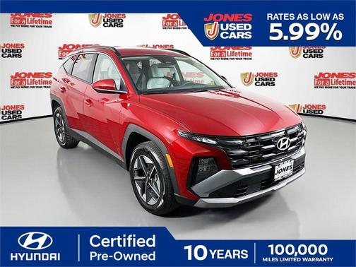 Red 2026 Hyundai TUCSON Hybrid SEL