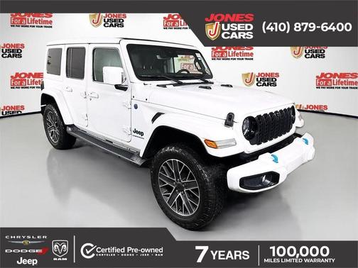 Bright White Clearcoat 2024 Jeep Wrangler 4xe High Altitude