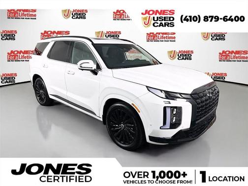 White 2025 Hyundai PALISADE Calligraphy Night Edition