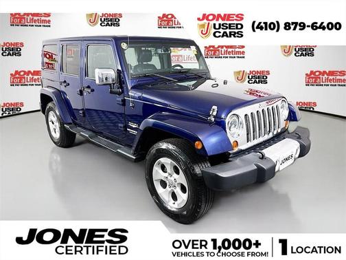 True Blue Pearlcoat 2013 Jeep Wrangler Unlimited Sahara
