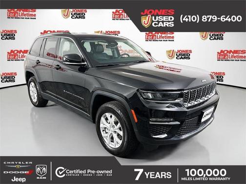 Diamond Black 2023 Jeep Grand Cherokee Limited