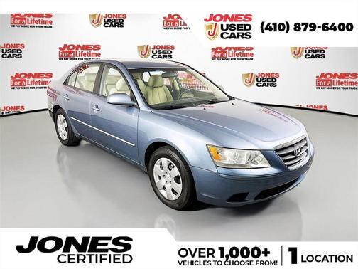 Medium Silver Blue Metallic 2009 Hyundai SONATA GLS
