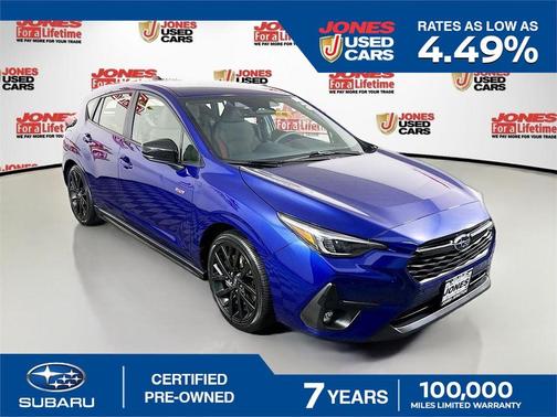 Sapphire Blue Pearl 2024 Subaru Impreza RS