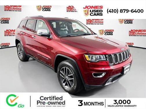 Velvet Red Pearlcoat 2017 Jeep Grand Cherokee Limited