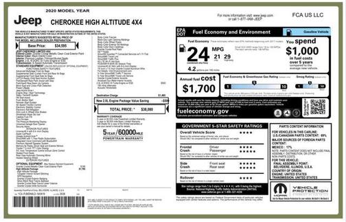 2020 Jeep Cherokee Limited