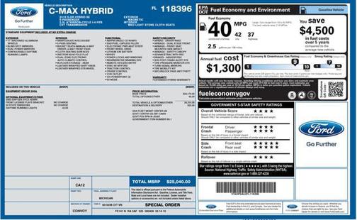 2015 Ford C-Max Hybrid SE