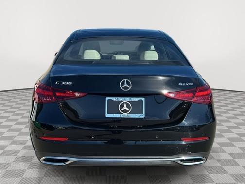 Black 2025 Mercedes-Benz C-Class C 300 4MATIC