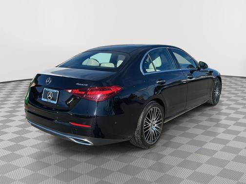 Black 2025 Mercedes-Benz C-Class C 300 4MATIC