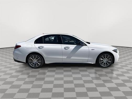 Polar White 2026 Mercedes-Benz AMG C 43 4MATIC