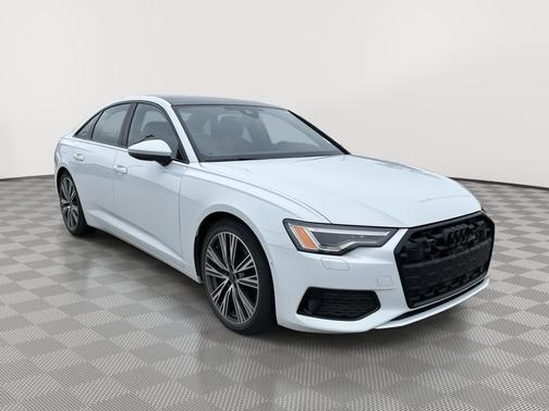 Glacier White Metallic 2024 Audi A6 45 Premium Plus