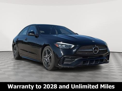 Black 2023 Mercedes-Benz C-Class C 300 4MATIC