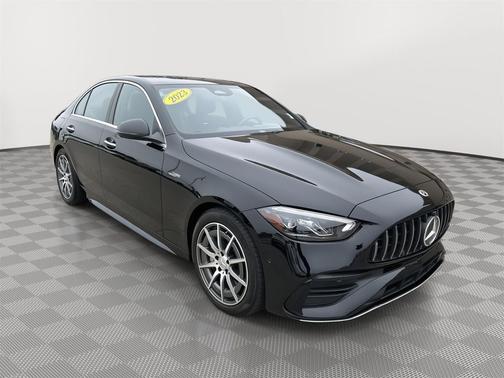 Black 2023 Mercedes-Benz AMG C 43 4MATIC