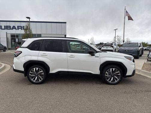Crystal White Pearl 2026 Subaru Forester Hybrid Touring