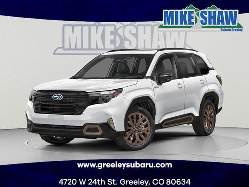 Crystal White Pearl 2026 Subaru Forester Hybrid Sport