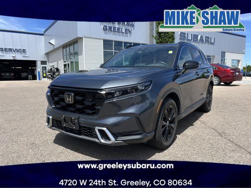 Gray Metallic 2025 Honda CR-V Hybrid Sport Touring AWD