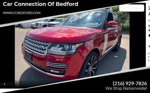 2014 Land Rover Range Rover 5.0L Supercharged Autobiography