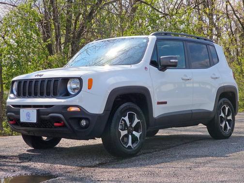 Alpine White Clearcoat 2021 Jeep Renegade Trailhawk